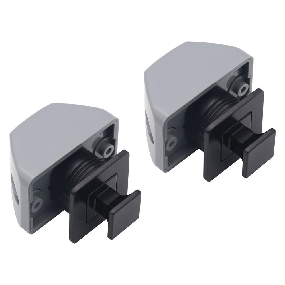2Pcs Button Latch Knob Catch Lock For RV Caravan Drawer Cupboard Cabinet Door