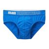 Men's Plus Size Pure Cotton Mid-Waist Triangle Briefs - Loose, Breathable, Solid Color Shorts