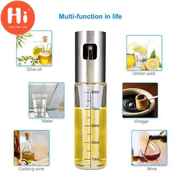 Hi 1Pcs Barbecue for Cooking Olive Oil Spray Bottle Oil Vinegar Bottles Canisters Grill Sprayer Tools