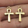 Set of 10pcs Classical Religious Crucifix Necklace Pendant Elegant Alloy DIY Jewelry Accessories Gift For Men Women