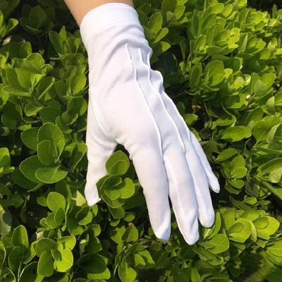 Classical White Gloves for Performances, Business Meetings, and Speeches Restaurant Waiter Waitress