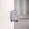 Aluminum-Magnesium Alloy Trolley: Unisex 20” Cabin Suitcase with Universal Wheels & 24” Password Box.