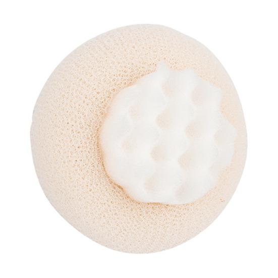 Sunflower Suction Cup Bath Scrub Sponge Deep Exfoliating Massage Skin Pampering Bath Sponge Shower Gel Foam Maker