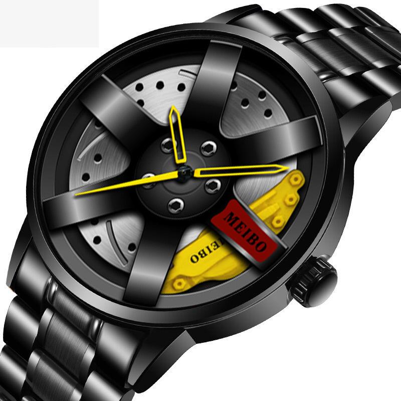 Fully Automatic Non-Mechanical Watch Men'S Car Wheel Hub Quartz Watch Trend Student Watch