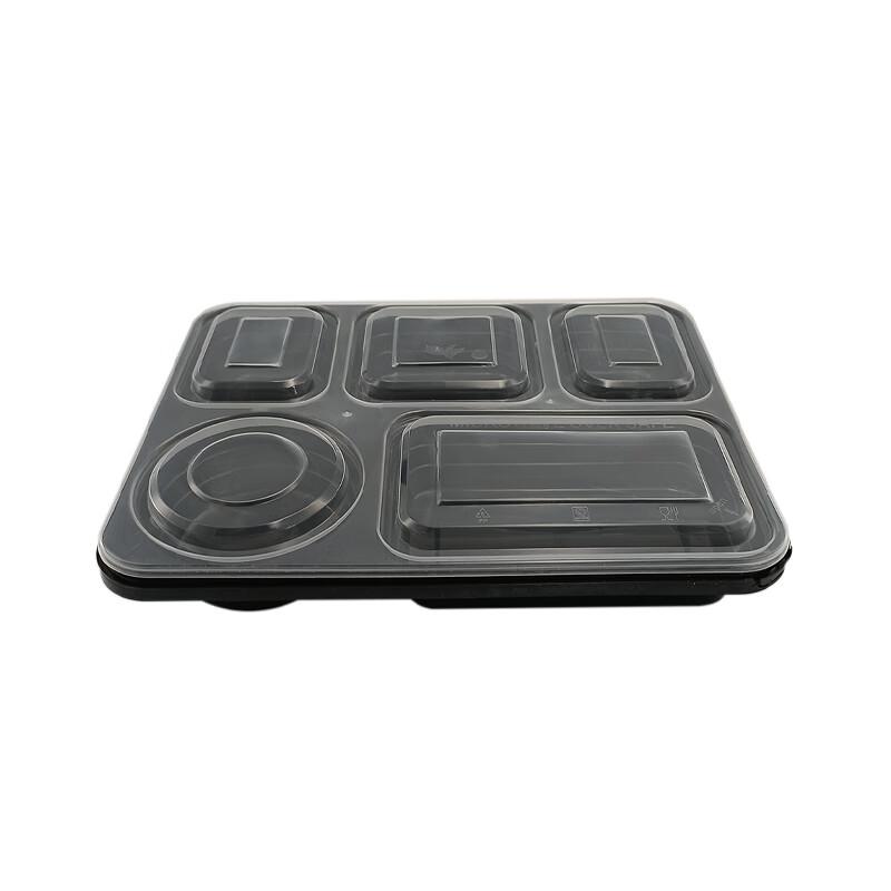 Jianmei Box King 5-Compartment Disposable Meal Prep Containers