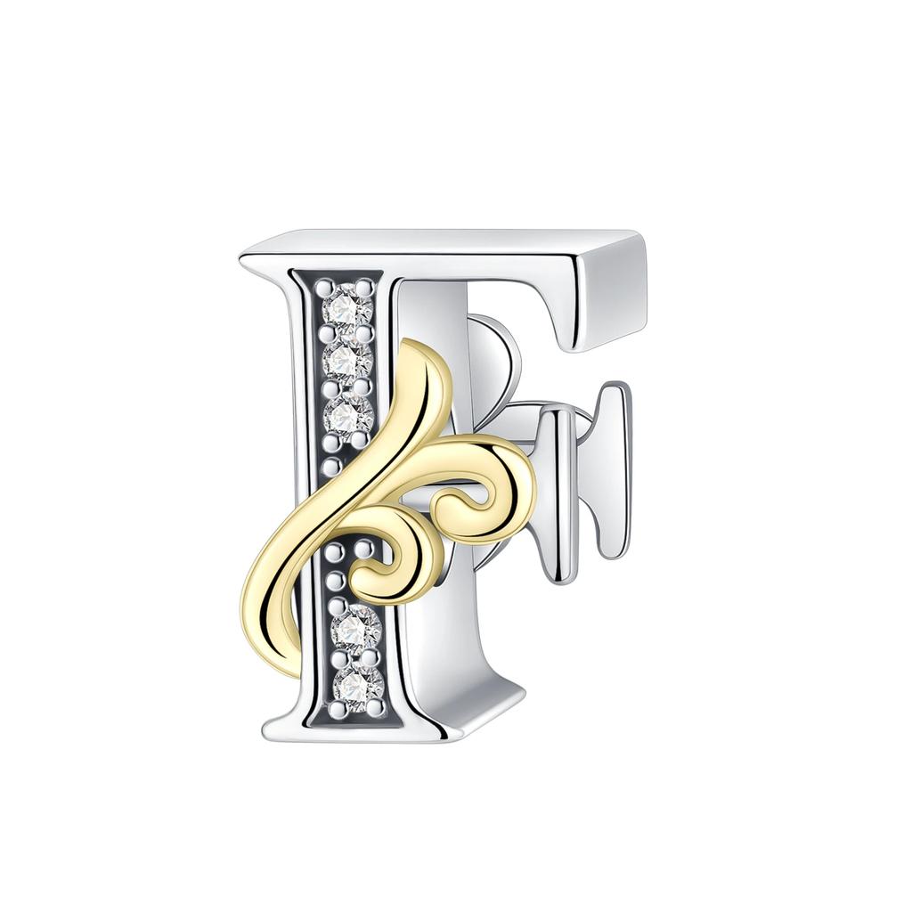 Copper Full Series Of A-Z Letters Pendant Charms For Originalbracelet Charm Necklace Diy Female Jewelry