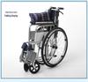 Lightweight Foldable Oxford Cloth Wheelchair with Soft Seat and Four Brakes for Elderly Travel