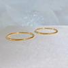 Minimalist Luxury: Japanese & Korean Fine Single Diamond Ring for Women, Titanium Steel, Stackable, No Fading