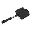 Hot Sandwich Maker Flip Grill Pan Double Sided Anti Stick Aluminium Alloy Panini Maker Pan for Gas Induction Stove