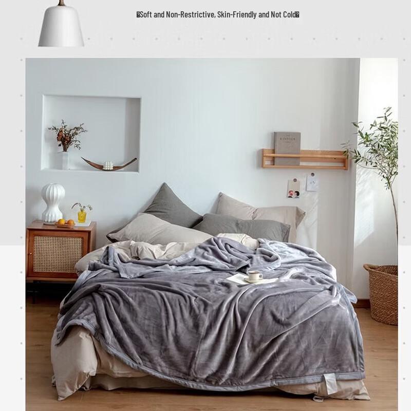 MUJI Style Soft Fleece Blanket