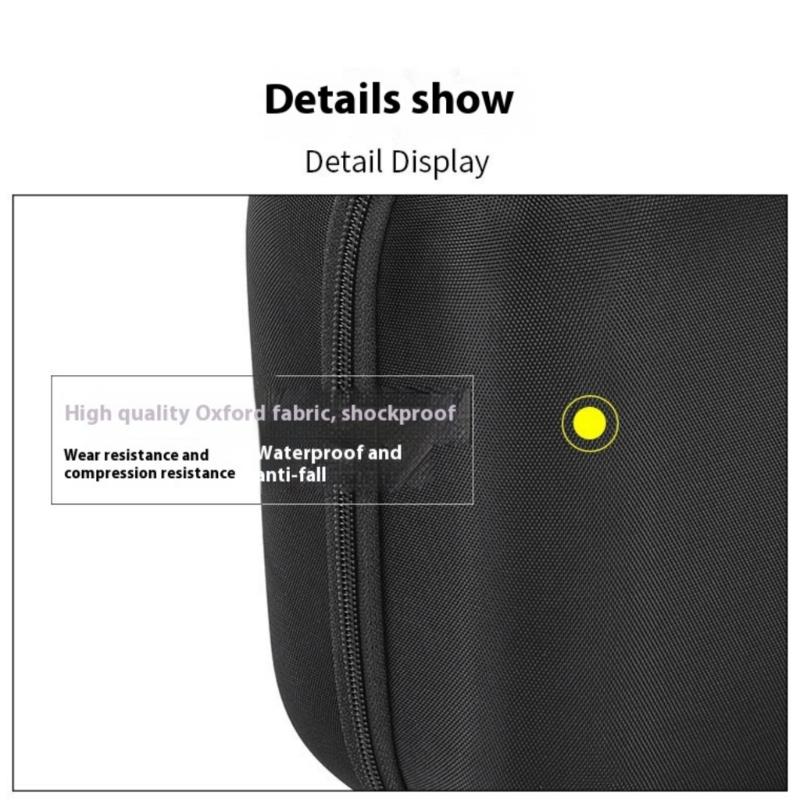 Shockproof Waterproof Carrying Case For ROG StrixHelios Over Ear Headphones With Detachable Sponge Pad Elasticity Strap