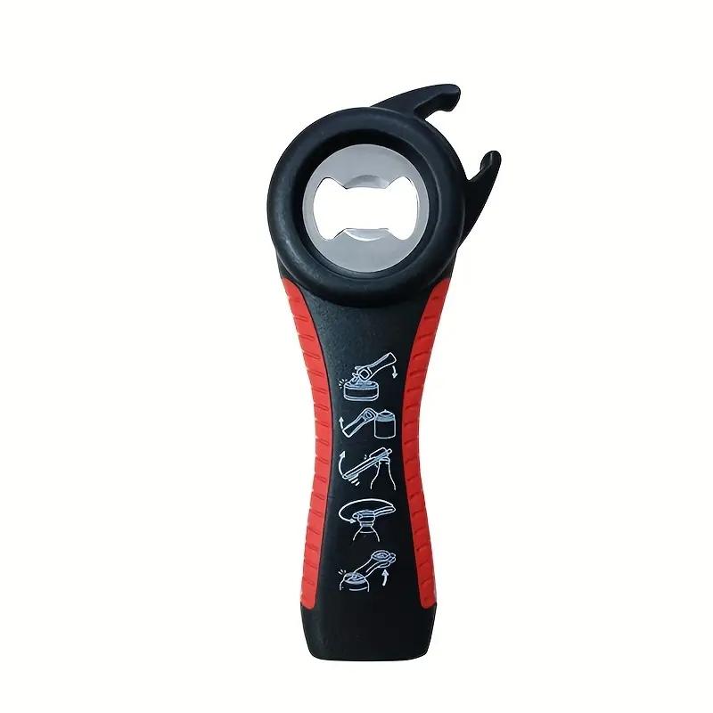 Boksåpner Multifunksjonell fem-i-ett drikkeflaskeåpner Cap Twister Fire posisjons boksåpner Anti-slip Cap Twister