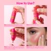Clubday Liquid Blush Shimmer Drop Face Makeup Moisturizing Long-Lasting Waterproof Natural Glow Cheek Tint Professional Cosmetics