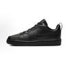 Nike Court Borough 2 Flowing Leather Abrasion Resistant Lightweight Low Top Skateboard Shoes Women's Black Pink DV5456-002(Team1960-)
