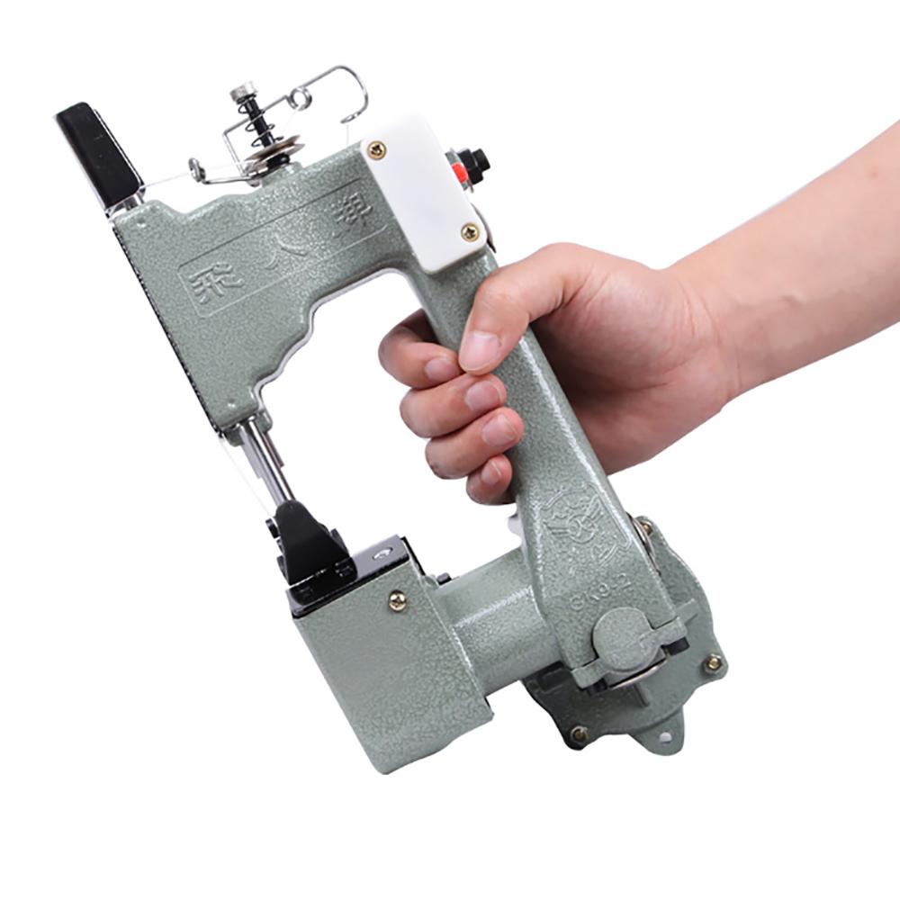 Elektrický šicí stroj, domácí tkané sáčky, balicí stroj na rýžové sáčky, 130 W, 12 000 ot./min. GK9-2