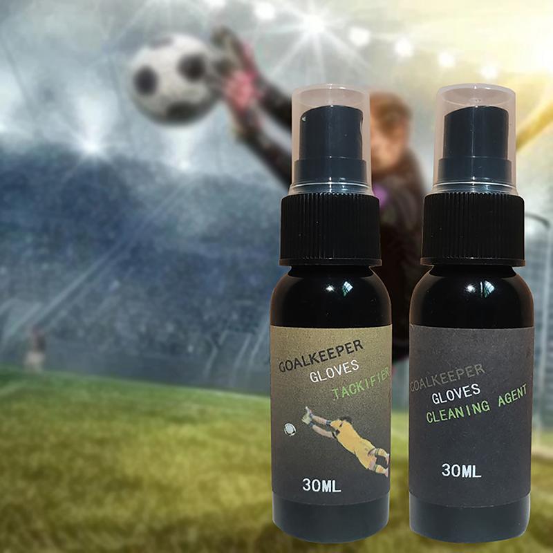 Goalkeeper Gloves Glue Sticky Football Soccer Goalkeeper Formula Bottle Tackifier Cleaning Agent Sticky Anti-Slip Mucilage Latex