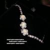 Lychee Jelly, Chalcedony Egg-Shaped Flower Gemstone Bracelet, New Chinese Style, Flower Vine Gourd Chalcedony Necklace, Ring.
