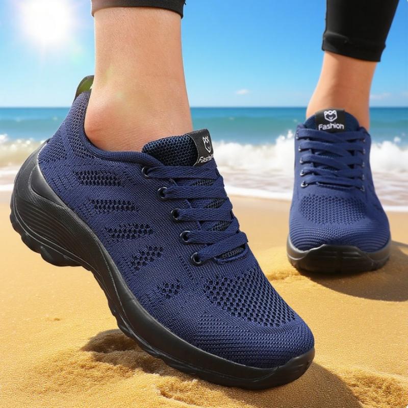 Women Sneakers Breathable Mesh Platform Tennis Casual Shoes Street Versatile Outdoor Jogging Walking Designer Sneakers For Women