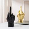 Latest USA Vertical Middle Finger Gesture Creative Design Personalized Finger Sculpture Home Bedroom Resin Craft Ornaments