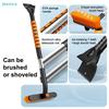 Multi-Functional Car Snow Removal Shovel - Detachable & Rotatable Snow Brush with Ice Scraper, for Winter Frost/Ice/Snow