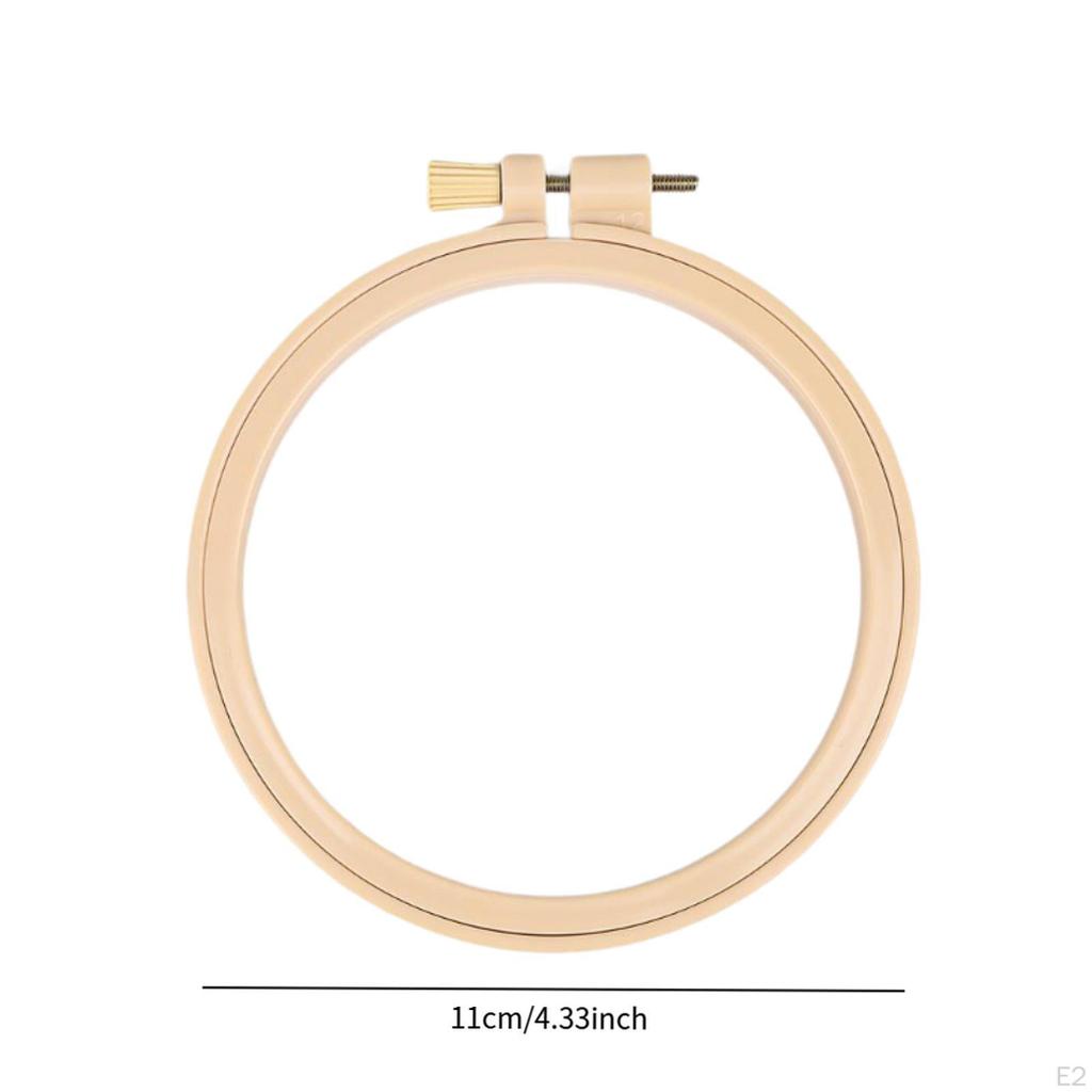 Embroidery Hoop Circle Loop, Compact Versatile Sturdy Frame, Cross Stitch for DIY