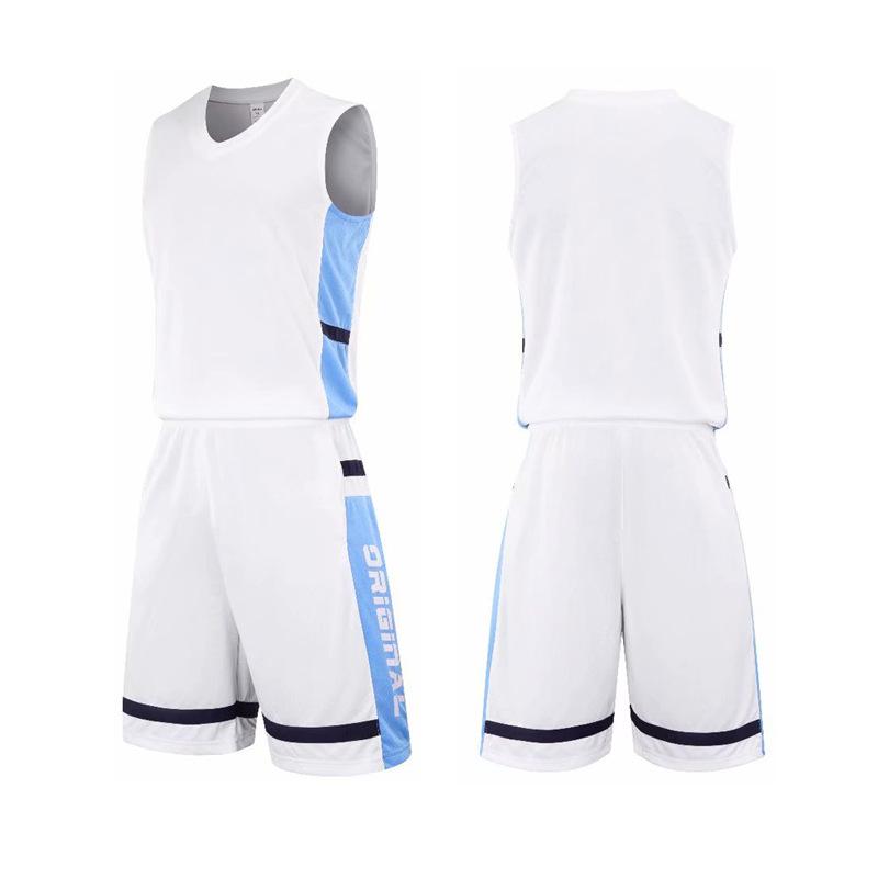 Quick-drying basketball jersey set Student personalized jersey Adult children's game training sports vest DIY printing number