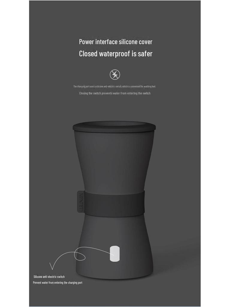 Lavatrice elettrica USB per zampe di animali domestici - Tazza automatica per la pulizia delle zampe del cane