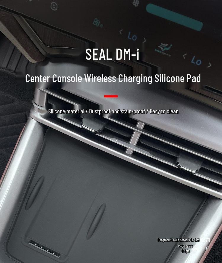 Non-Slip Silicone Pad for BYD Seal 07 DM-i: Compatible with Wireless Charging
