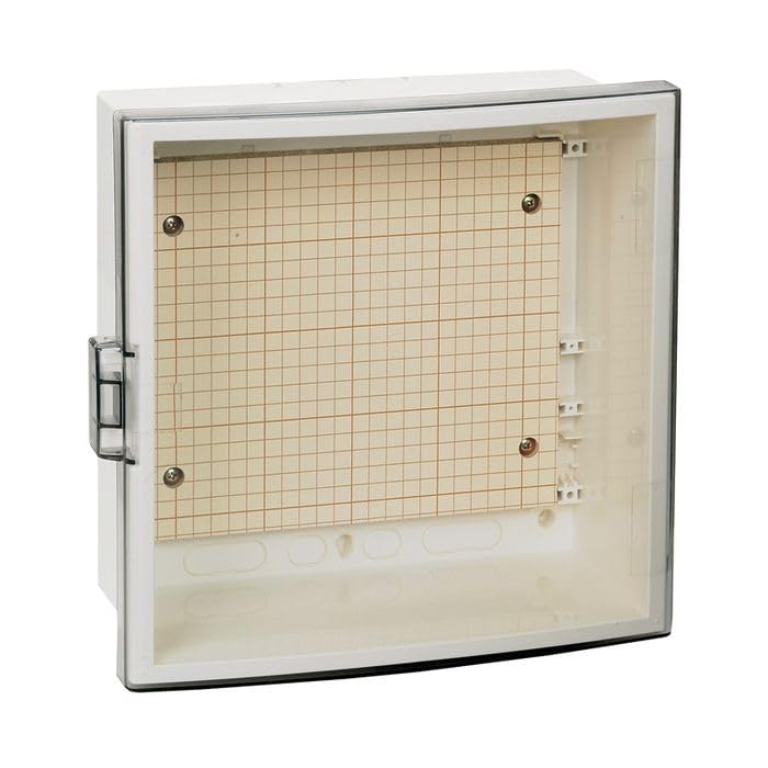 

Kawamura Electric Plastic Box, ABS Resin with Smoked Acrylic Door, Cream Body, SPN 5035-20T