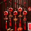 New 2026 New Year Pendant Year of the Horse Flower Pendant Red Lucky Spring Festival Decor for Living Room