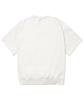 COLUMBIA UNIVERSITY Crack Logo S/S Sweatshirts Oatmeal