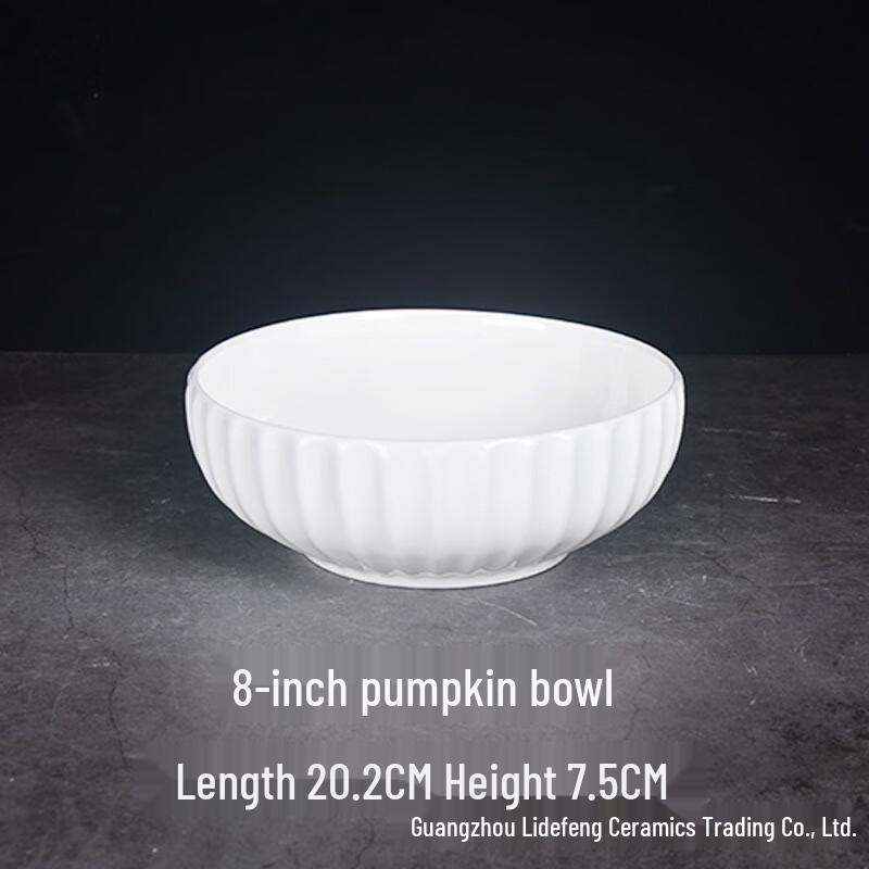 

ZISIZ Ceramic Pumpkin Soup Bowl