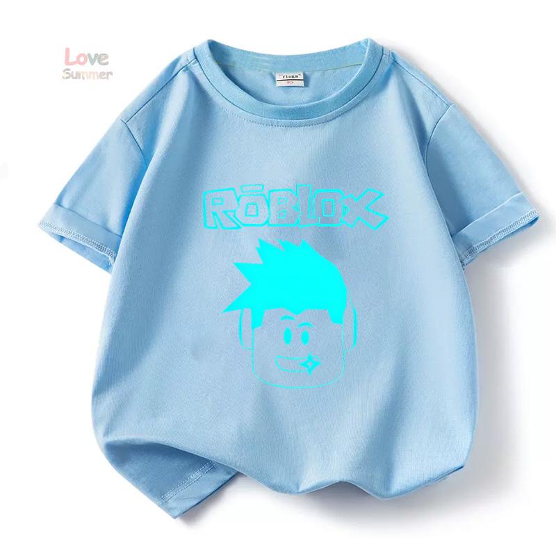 2026 Robloxing kid Tričko Kluci Hra Sportovní Bavlněné Tričko Dítě Kreslený Krátký rukáv Horní díl Ležérní Street Harajuku Oblečení