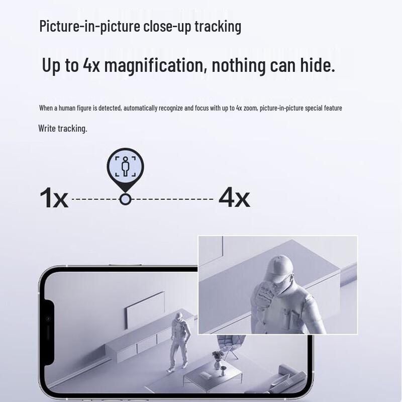 EZVIZ H6C Pro 4MP Indoor Pan/Tilt WiFi Security Camera with Ethernet (CN version)
