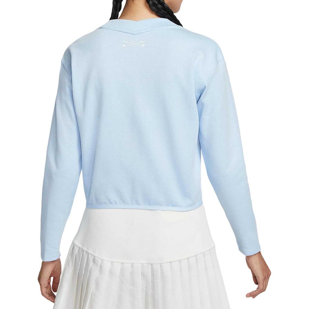 Nike Golf Clothing Women's Sky Blue V Neck Moderate IH1946-441