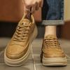 Warrior Fashion Trend Comfortable Versatile Non-Slip Wear-Resistant Height-Increasing Low-Top Casual Shoes Men Casual Shoes WXP(WZ)-242503