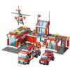 City Series FeuerwehrwagenDepartment Creative Bausteine Rettung Pädagogisches Kinderspielzeug Geschenk City Gruppe