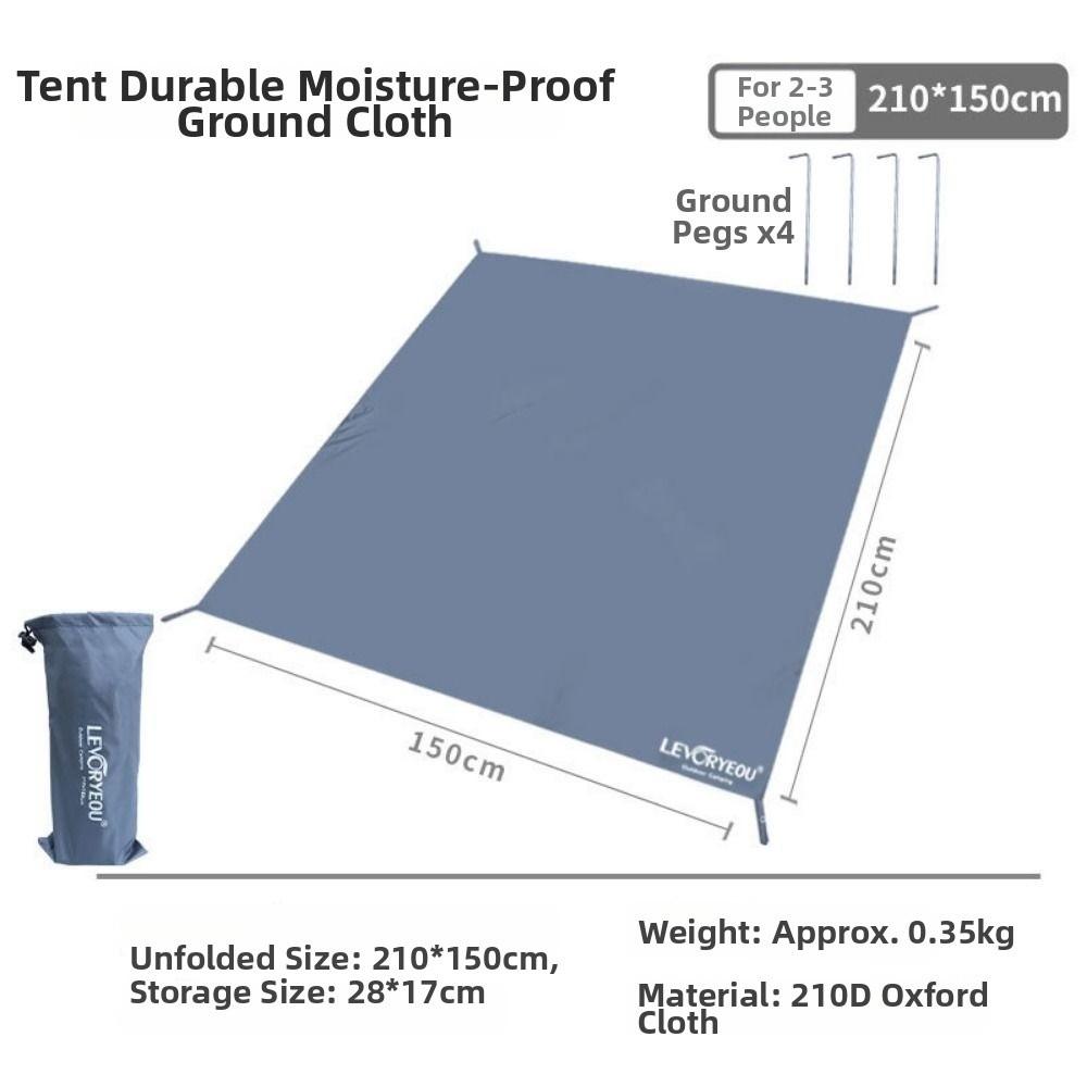 Odporny na ścieranie Wodoodporny Podkład pod namiot Zagęszczona tkanina Oxford Plażowy tarp