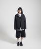 Thanks Messia Hidden Shirt Jacket-Black