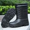 Fishing Boots, Waterproof Shoes, Detachable Inner High-top Outdoor Protective Shoes, Non-slip Rain Boots