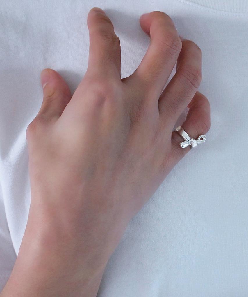Chorock Line Knot Ring
