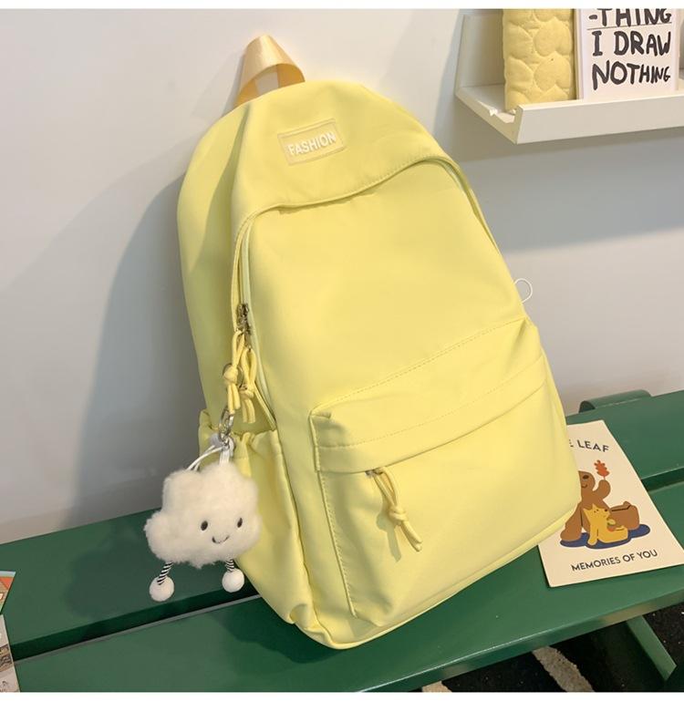 Schoolbag Simple Leisure Commuter Bag Large Capacity Tote Bag 1011 New Japanese Large Capacity Versatile High Value Backpack