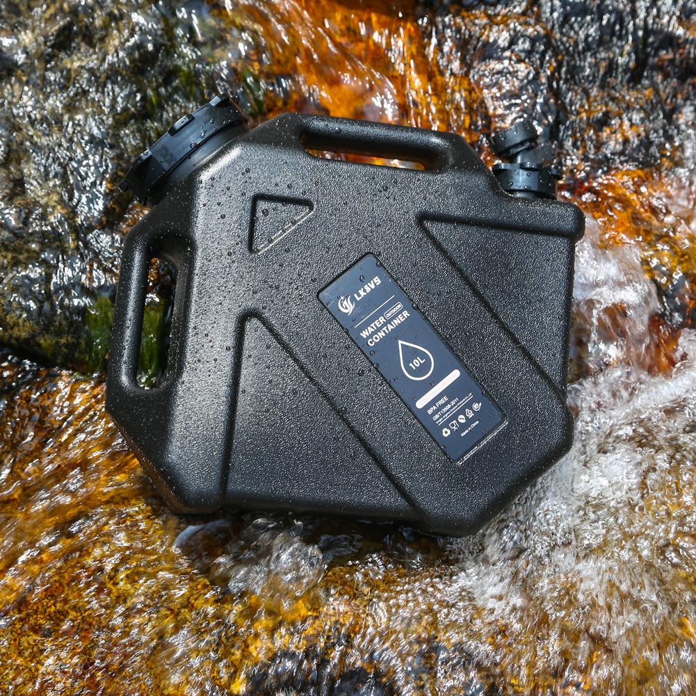 12-5L Outdoor Water Bucket Camping Water Container With Faucet Water Tank for Car Vehicle Drinking Water Carrier Storage Bucket