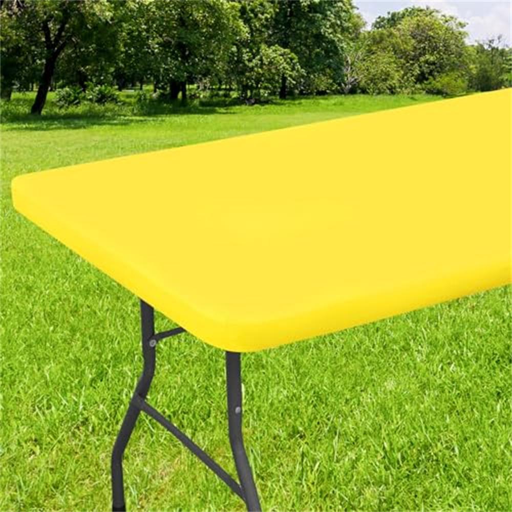Homaxy Rechteckige Tischdecke Abdeckung Wasserdichte Tischdecke Passend für Klapptische Waschbarer Tischschutz Camping Outdoor 30x72
