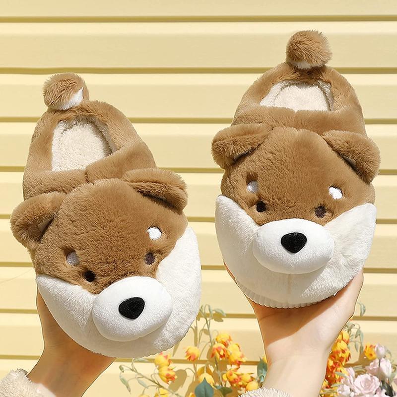 Room Shoes, Winter Slippers, Women's, Fluffy, Fluffy, Cute, Animal Slippers, Indoors, Warm, Insulating, Cold Protection, Indoor Shoes