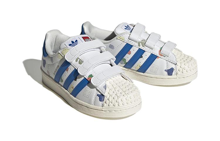 LEGO X Adidas Superstar CF J 'Bricks And Figurine - White Royal Blue'