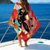 1pc Bing Bunny1 Beach Towel with Custom Name, Beach/Swimming/Bath/Picnic/Camping Towel, Suitable for Seaside Beaches