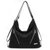Niche Texture Soft Leather Large Capacity Backpack Casual Multi-functional Backpack Single Shoulder Messenger Bag