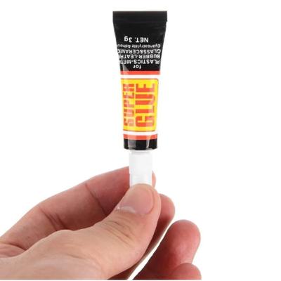 3/12 Stück Epoxidharz Sekundenkleber Flüssigkeiten Tube 502 Wärmeleitpaste Schuhreparatur Kunststoff Metall Sekundenkleber Starker Klebstoff UV Zuhause