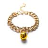 Hunde Training Halsband Katze Haustiere Cuban Link Dicke Kette Halskette Gold 6/8/10 Zoll